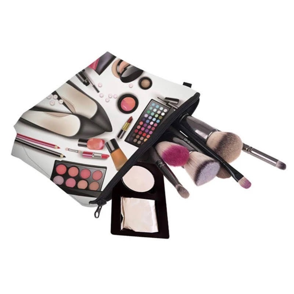 Women Printing Waterproof Makeup Bag Multifunction Travel Storage Bag Ethnic (m)